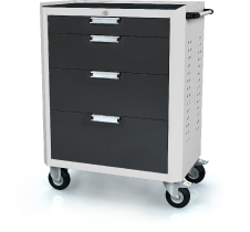 Trolley DVU 968 x 765 x 500 - basic - 4x drawers